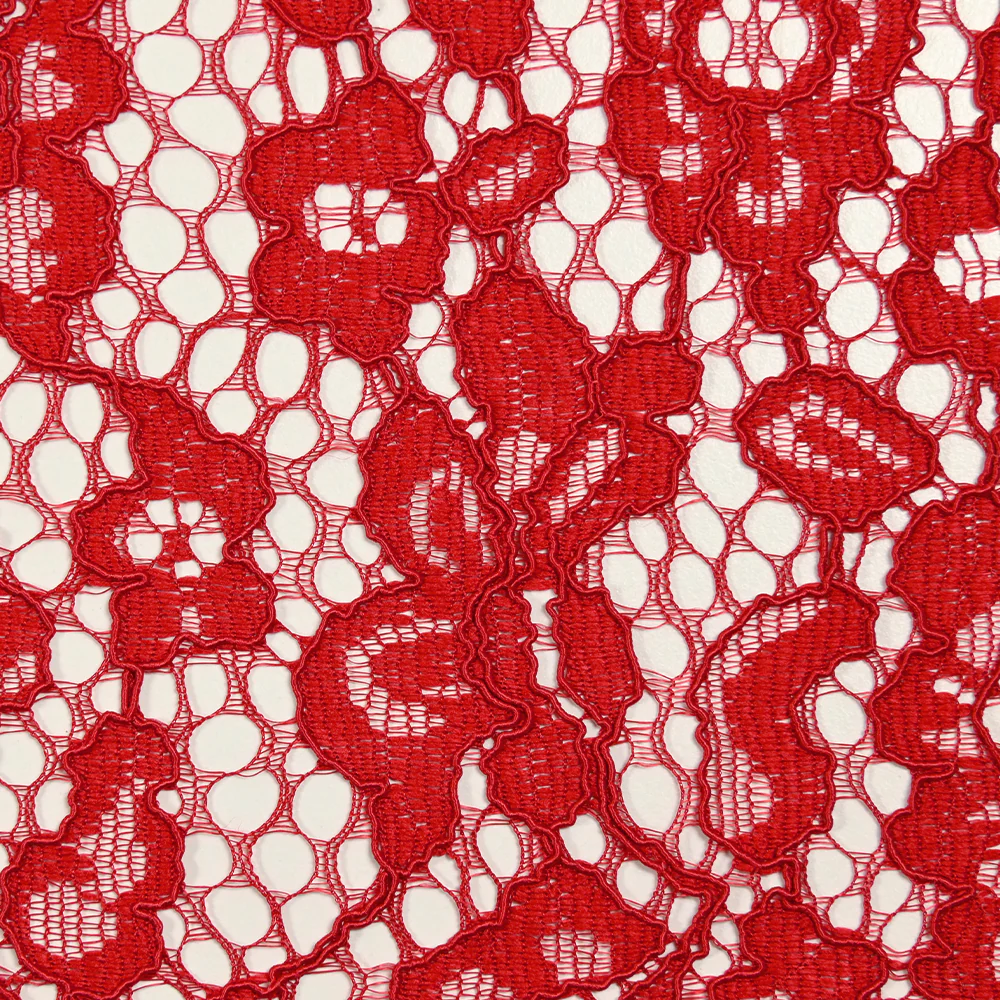 Dentelle festonnée Maud rouge - Image 5