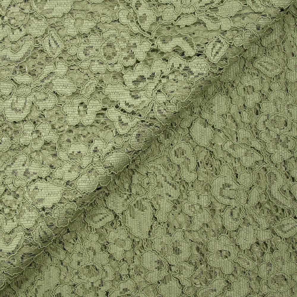 Dentelle festonnée Maud vert sauge - Image 6