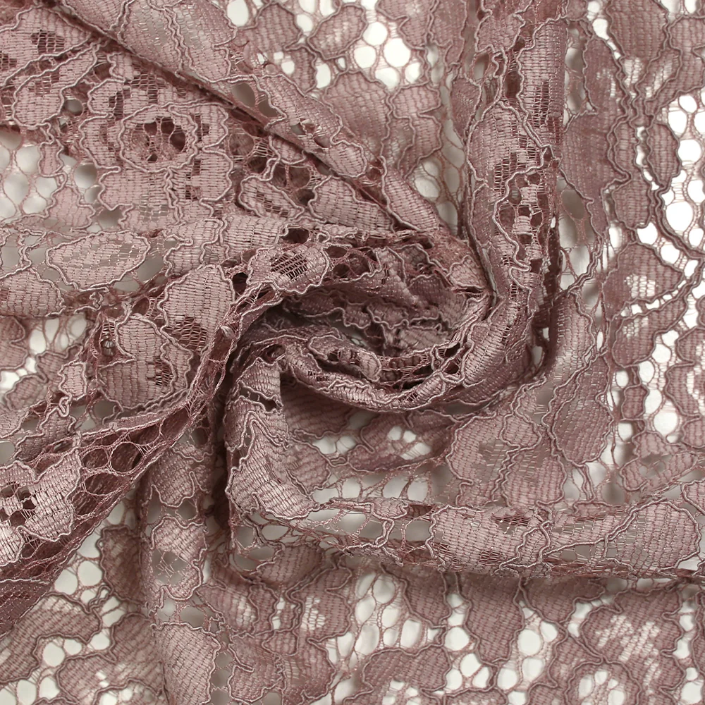 Dentelle festonnée Maud vieux rose - Image 2