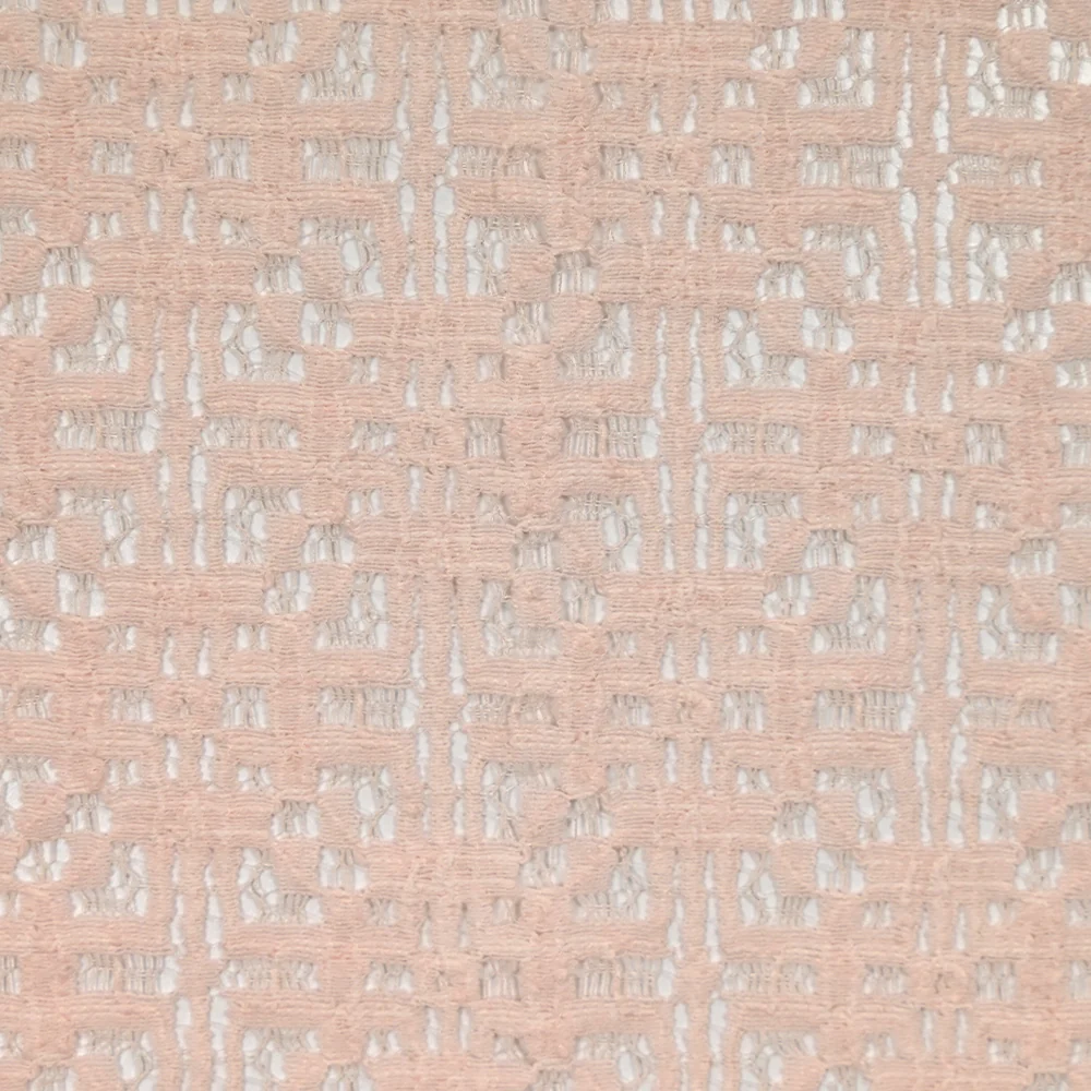 Dentelle polycoton Mariela rose saumon - Image 5