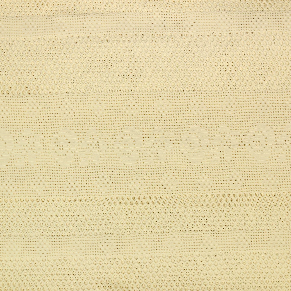 Dentelle résille polyester Emily beige clair - Image 3