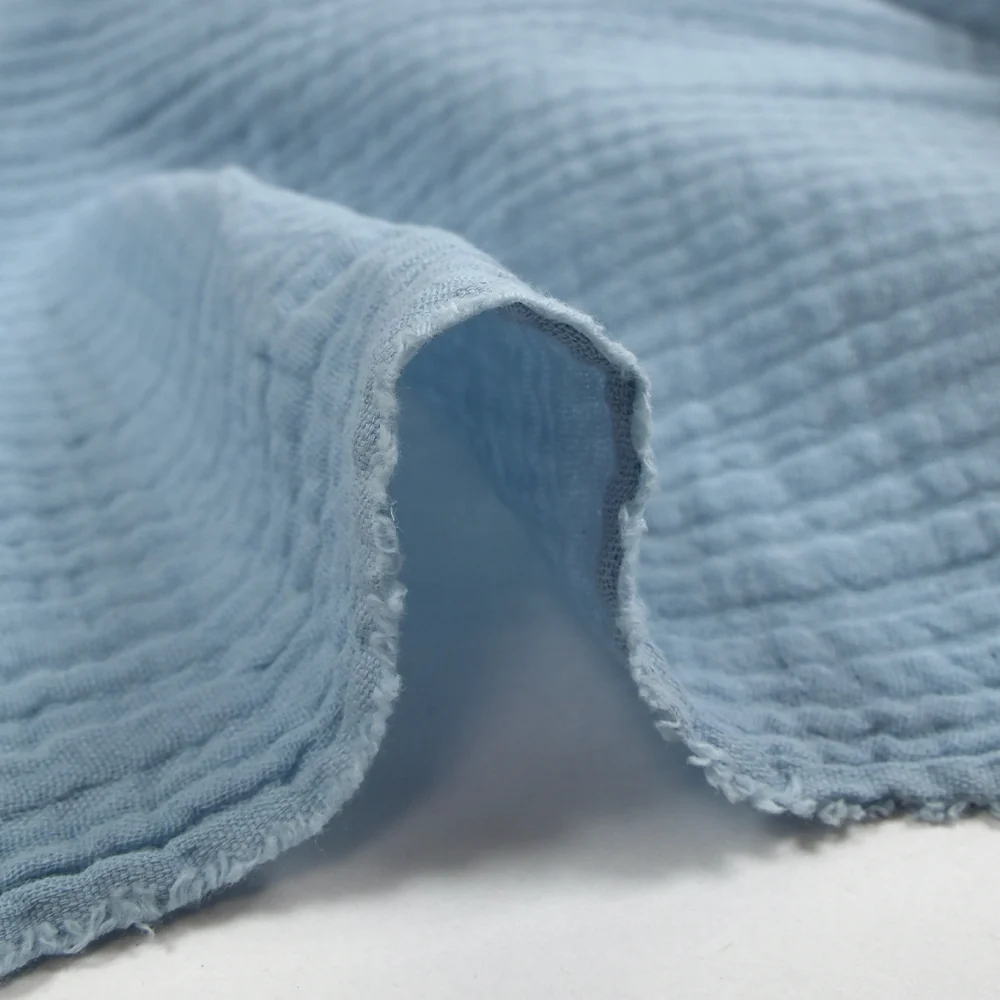 Double gaze bleu charrette - Image 5