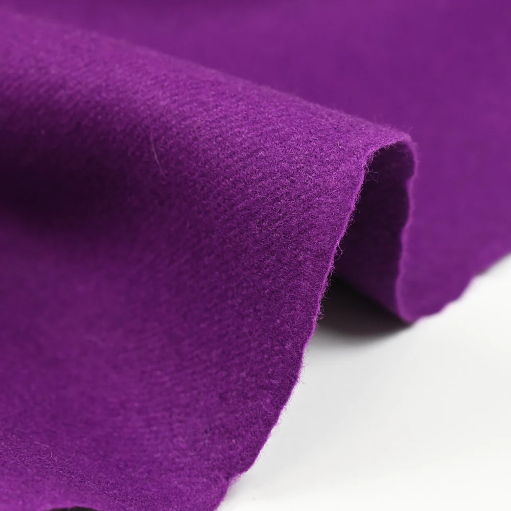 Drap de laine 100% violet - Image 4