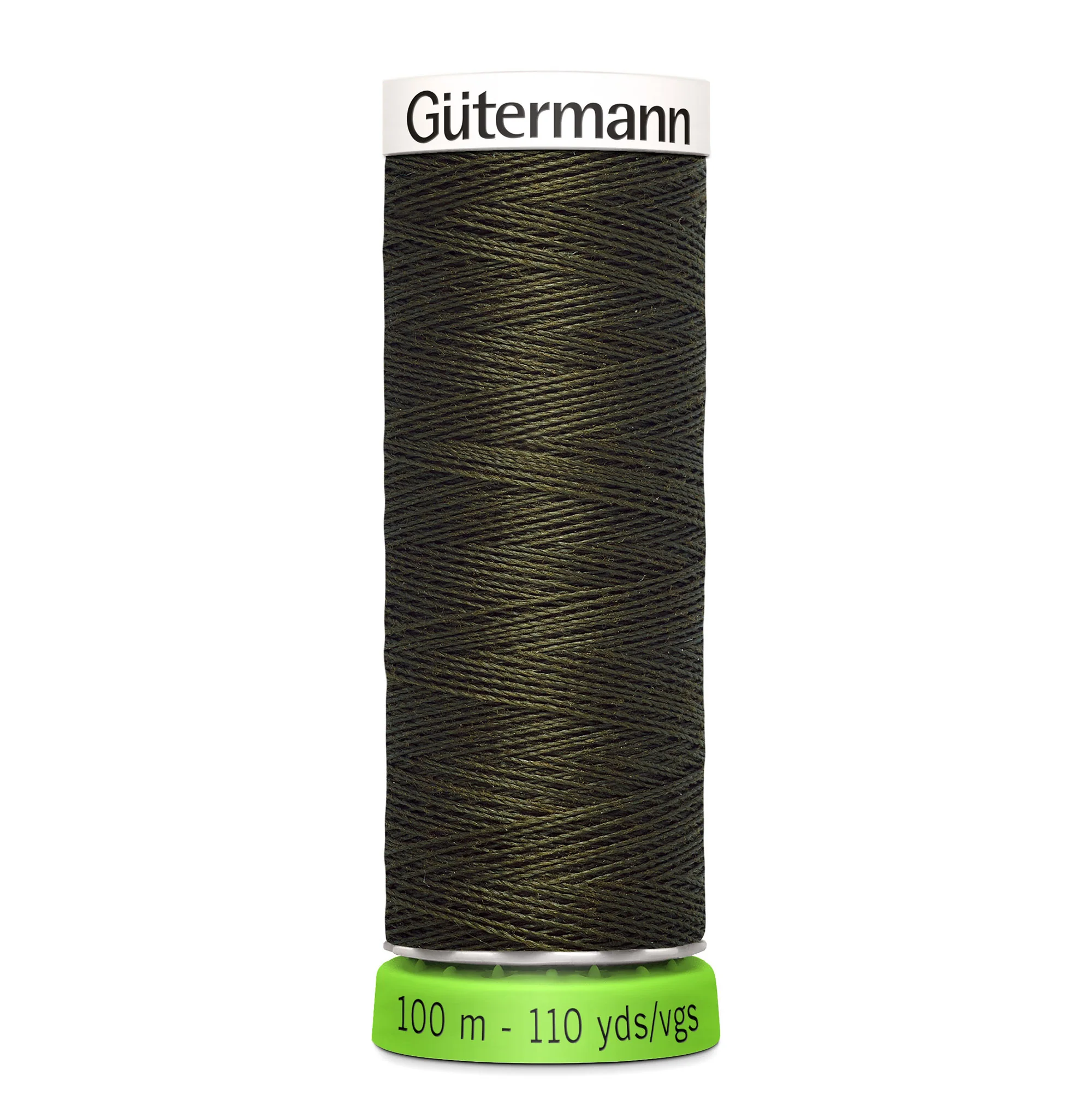 Fil à coudre recyclé - Coloris vert - Gütermann - Image 3
