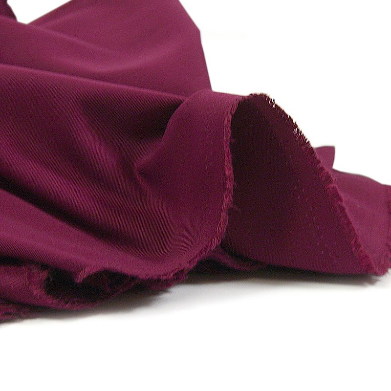 Gabardine polycoton sergé bordeaux - Image 4