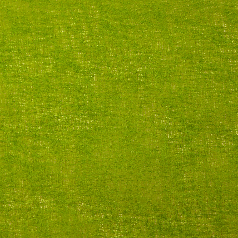 Gaze de polyester unie citron vert - Image 4