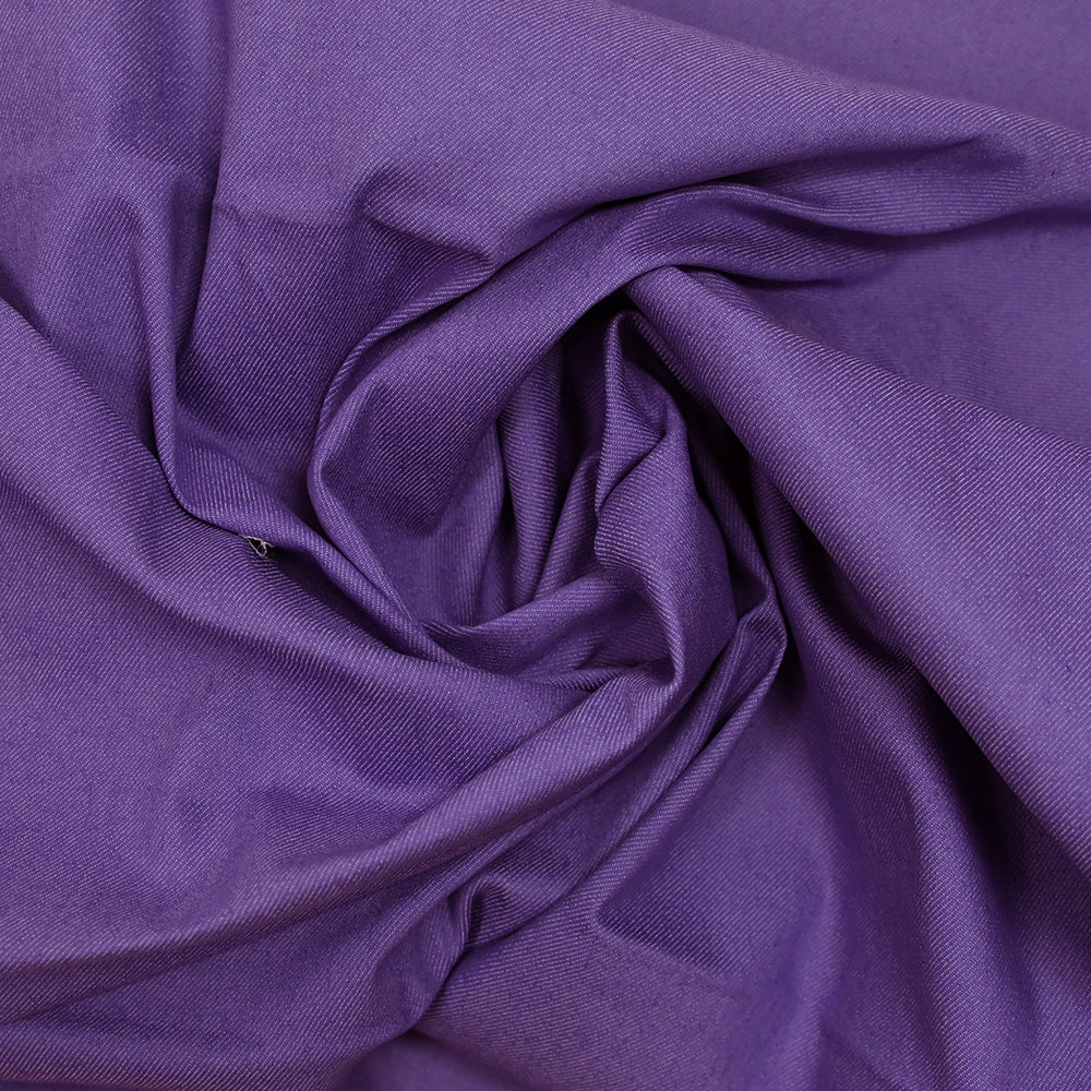 Jean's coton souple Dany lilas - Image 2