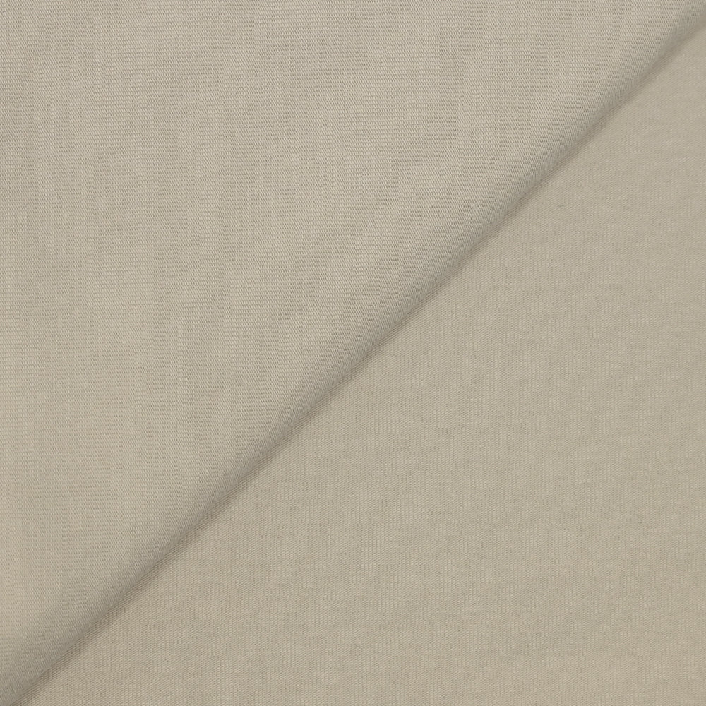 Jersey coton Bio beige clair