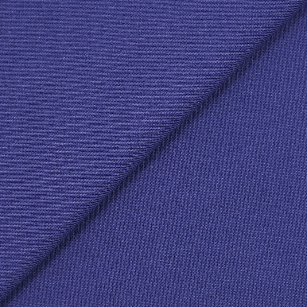 Jersey coton Bio bleu indigo - Image 3