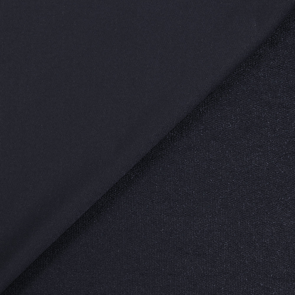 Jersey de polyester french terry bleu marine
