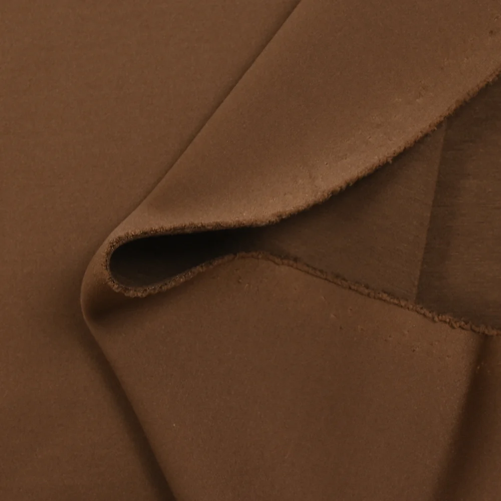 Jersey de polyviscose lourd double-face noisette - Image 4