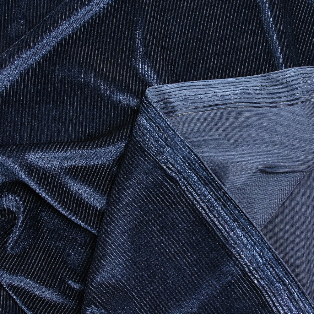Jersey de velours côtelé marine - Image 3