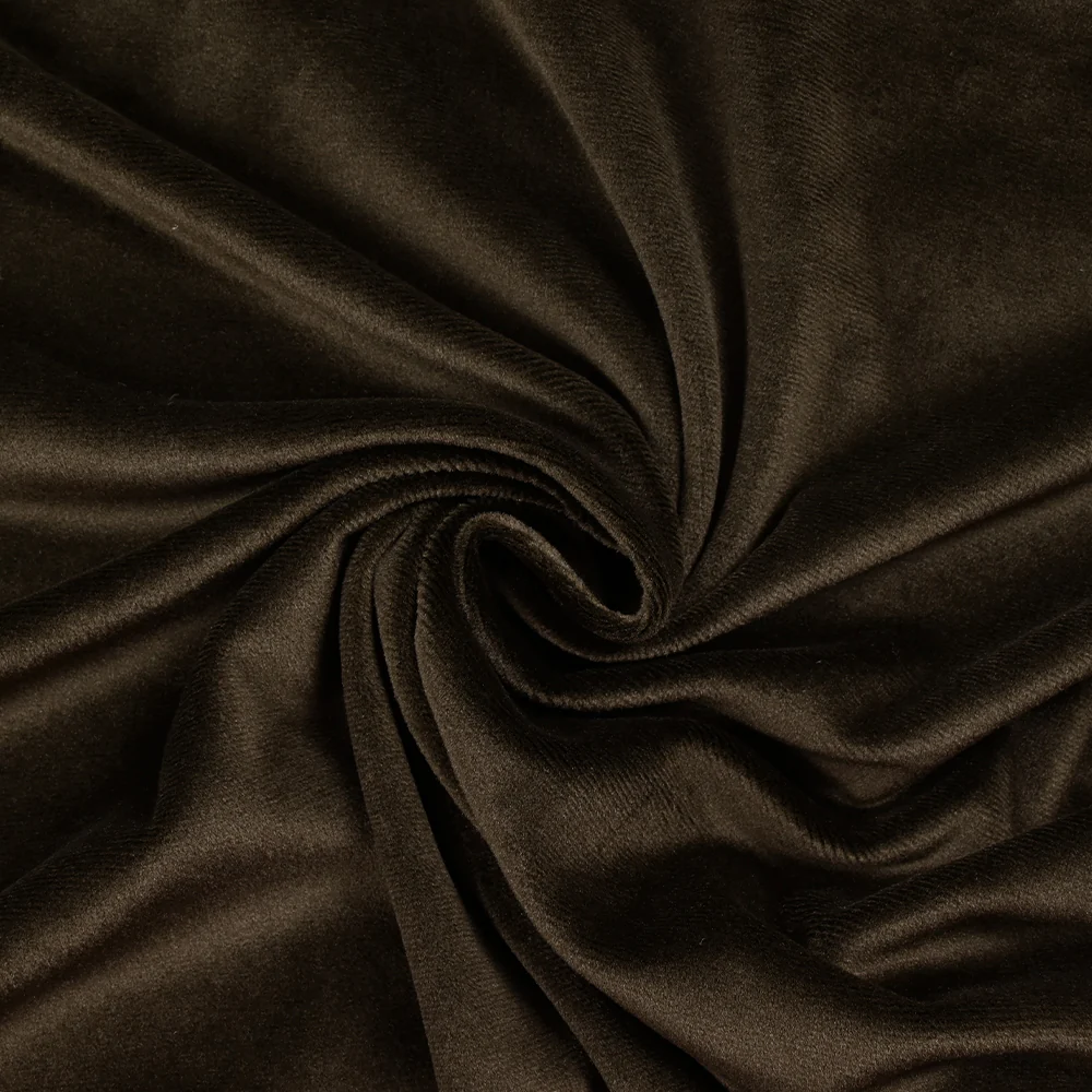 Jersey de velours tout doux chocolat - Image 2