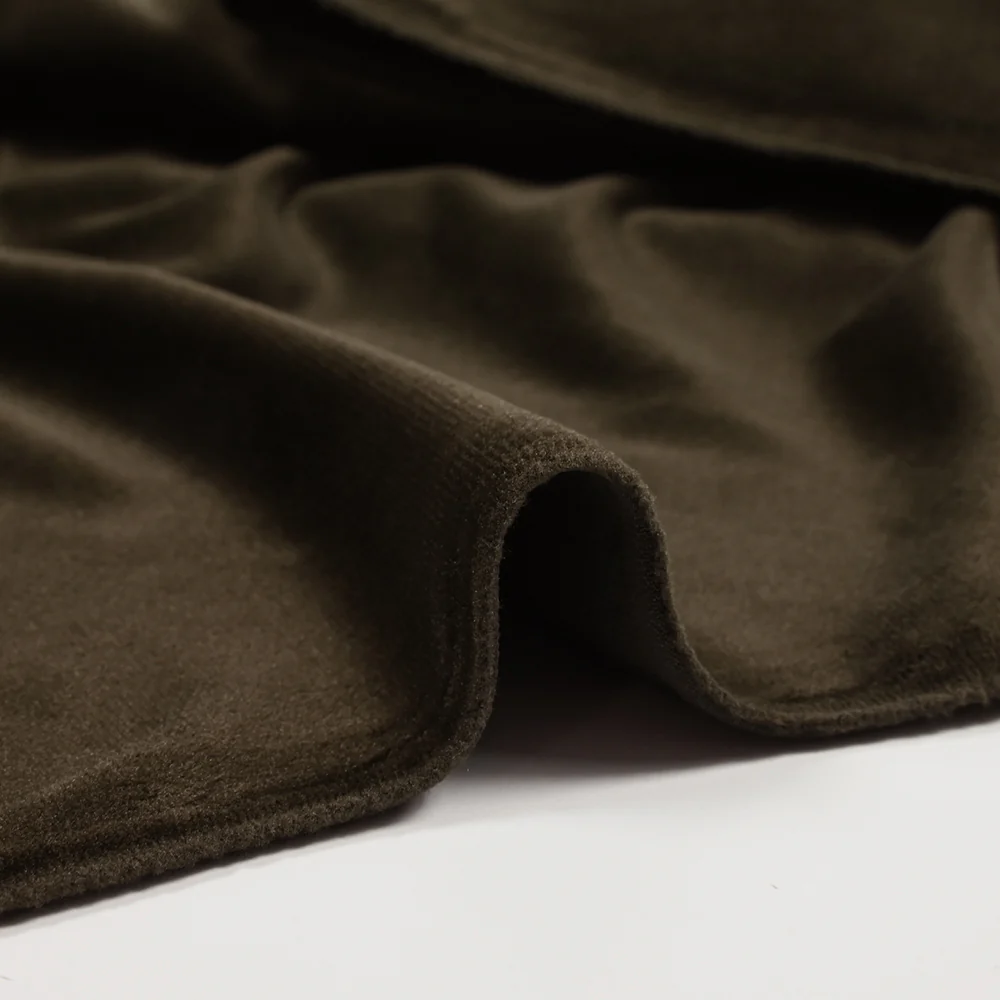 Jersey de velours tout doux chocolat - Image 6