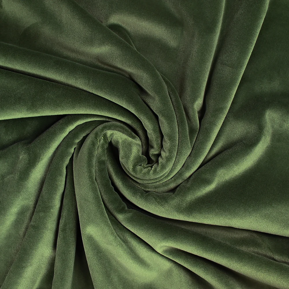 Jersey de velours tout doux vert bouteille - Image 2