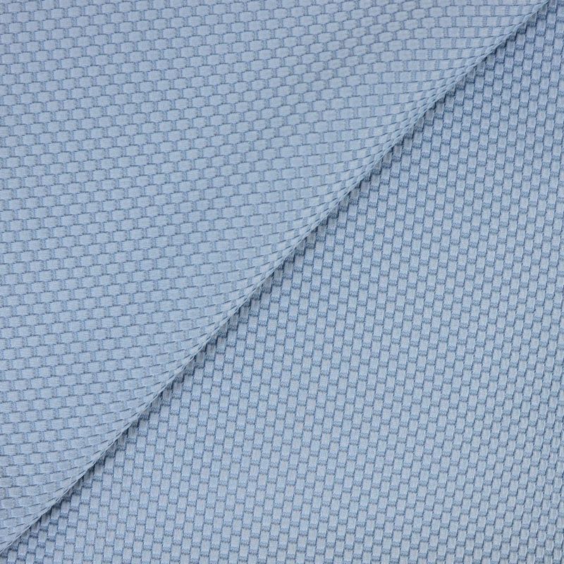 Jersey nid d'abeille bleu acier