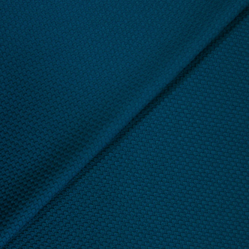 Jersey nid d'abeille bleu canard