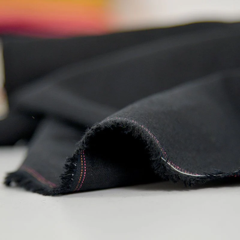 Lin viscose noir - Image 3