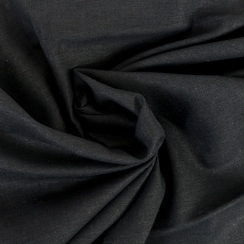Lin viscose noir - Image 4