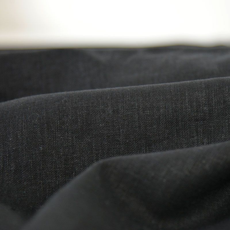 Lin viscose noir - Image 5
