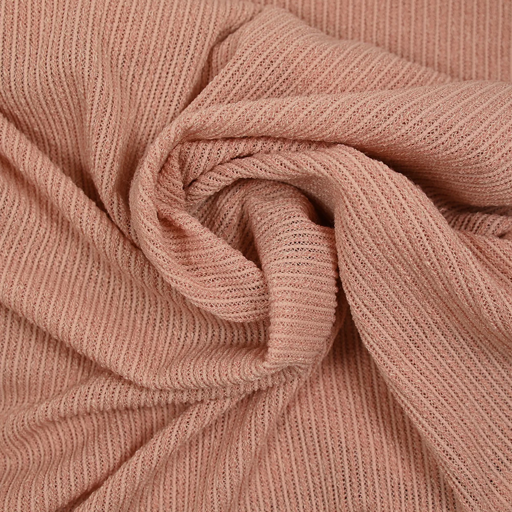 Maille Bianca côtelée rose chair - Image 2
