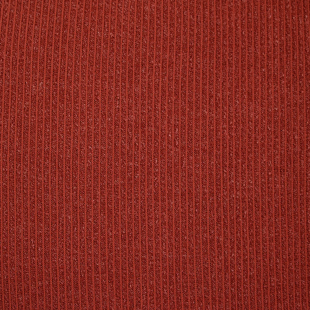 Maille Bianca côtelée tomette - Image 4