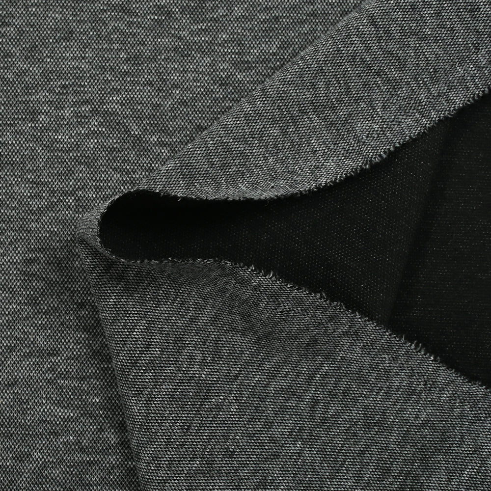 Maille coton Fabio fond noir - Image 3