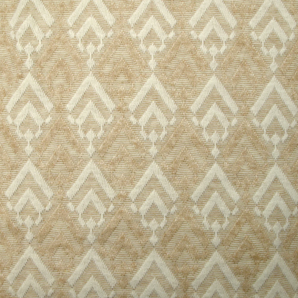 Maille de polyviscose Olivia fond beige chiné