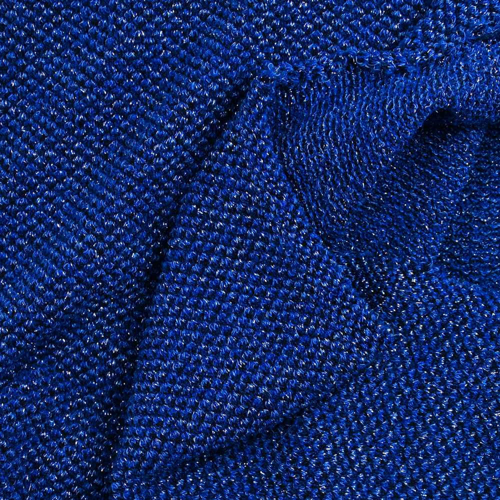 Maille Maya irisée bleu électrique - Image 4