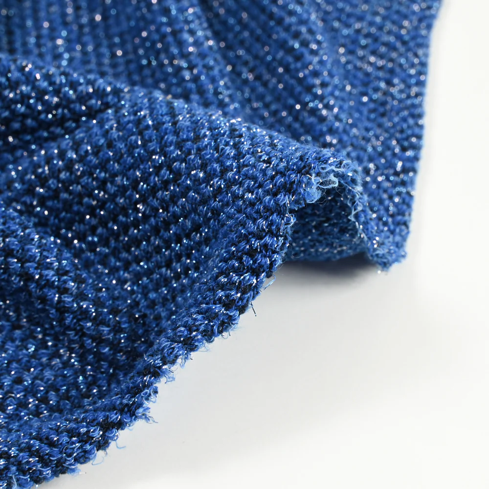 Maille Maya irisée bleu électrique - Image 6