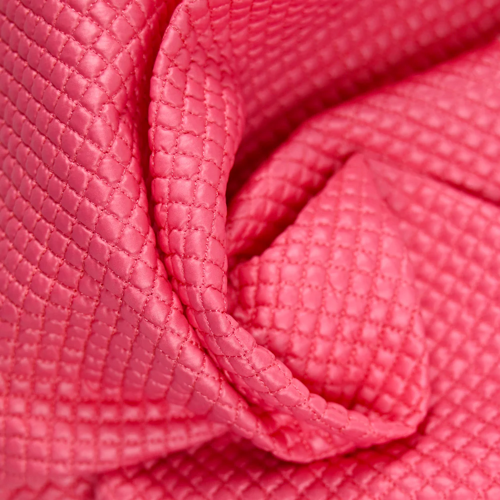 Matelassé à carreaux rose - Image 2