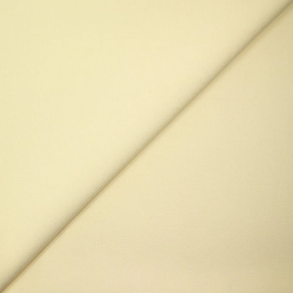 Natté polyester jaune beurre