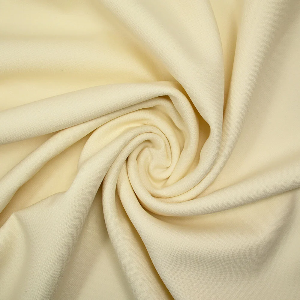 Natté polyester jaune beurre - Image 2