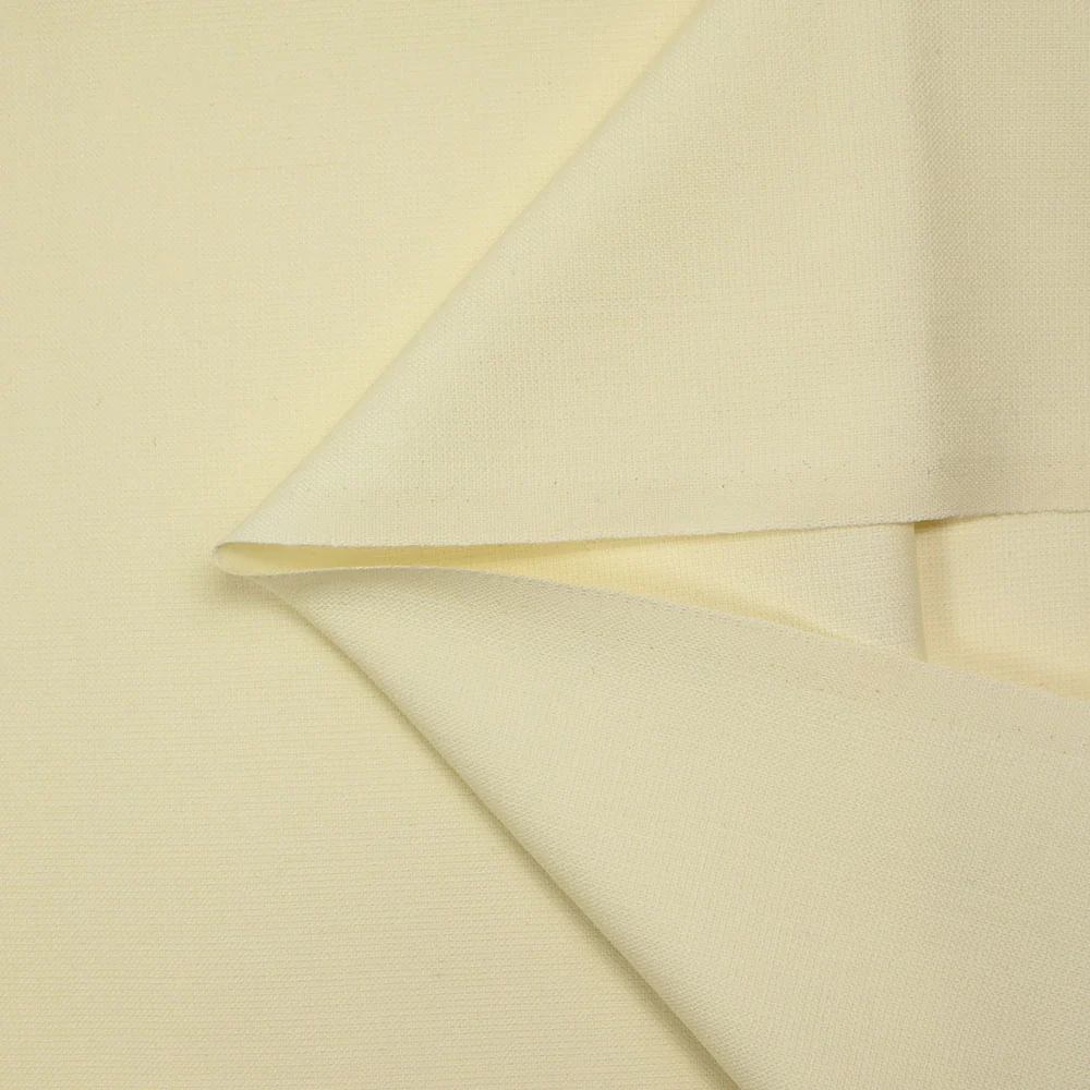 Natté polyester jaune beurre - Image 3
