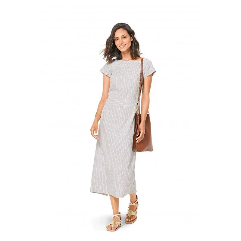 Patron Burda 6339 - Robe col bateau - Image 5
