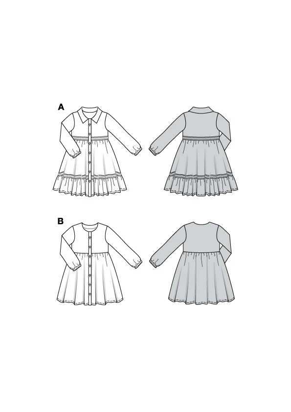 Patron Burda Enfant n°9217 : Robe - Image 2