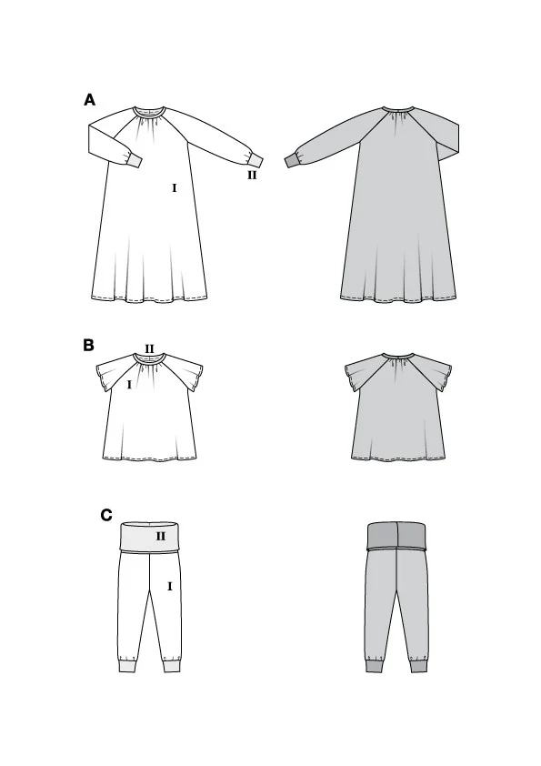 Patron Burda Enfant n°9218 : Ensemble Pyjama - Image 2