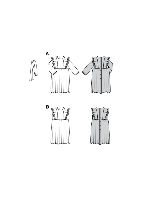Patron Burda Enfant n°9220 : Robe - Image 2