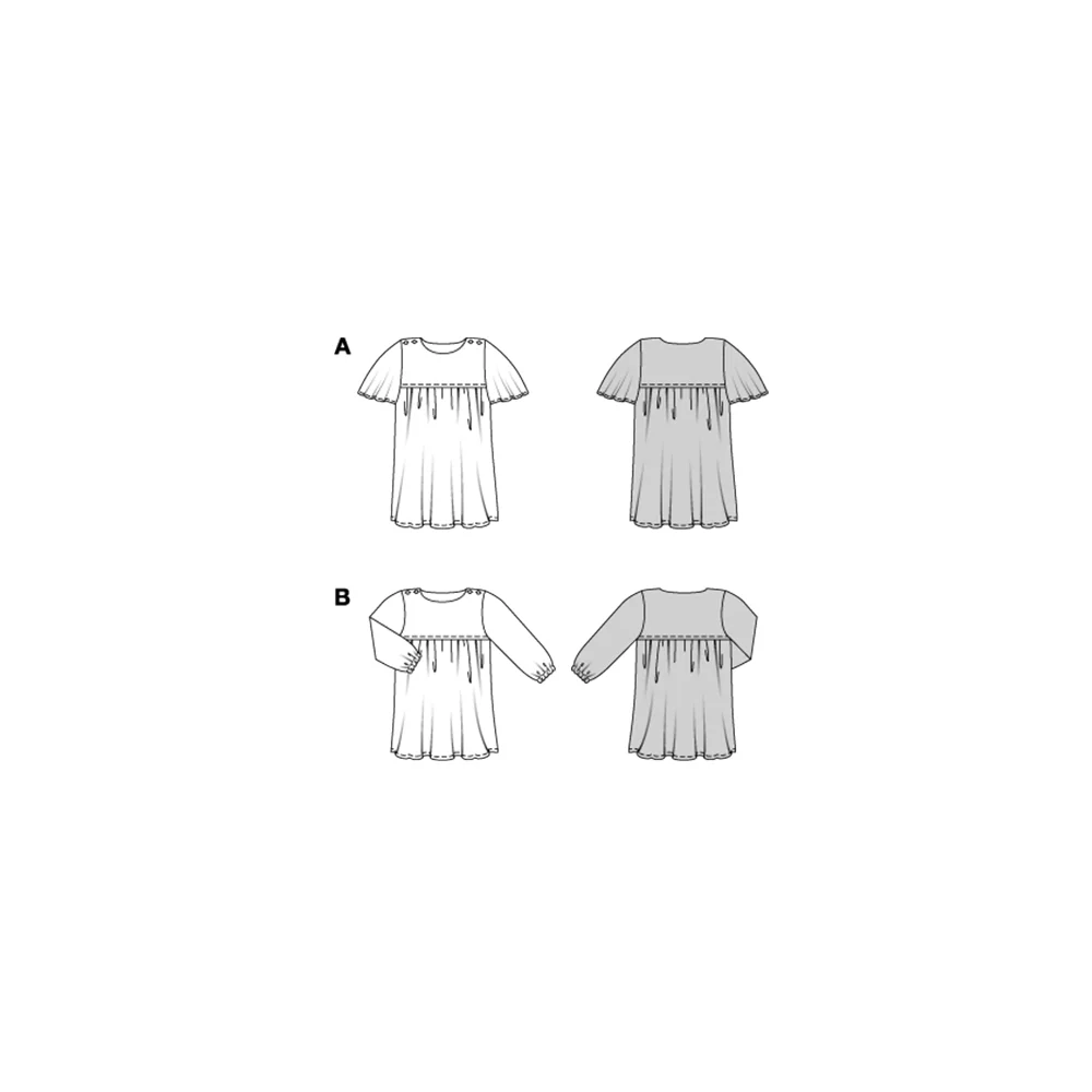Patron Burda kids n°9201 : Robe - Image 2
