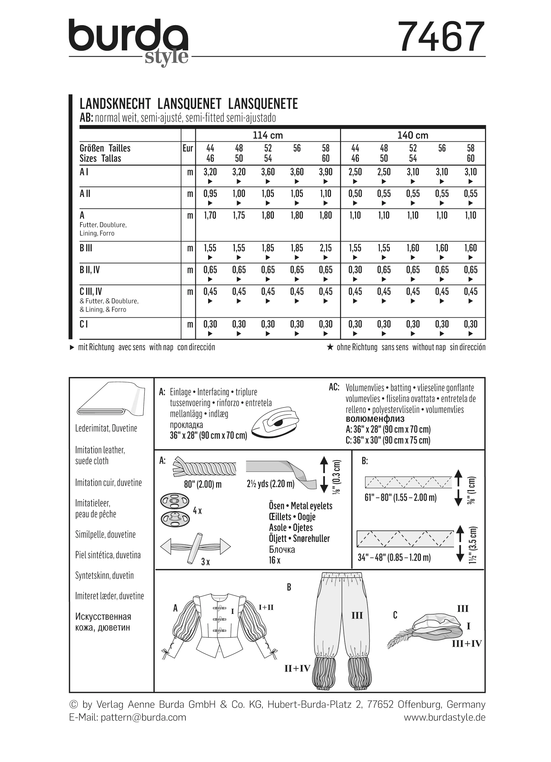 Patron n°7467 : Lansquenet - Image 5