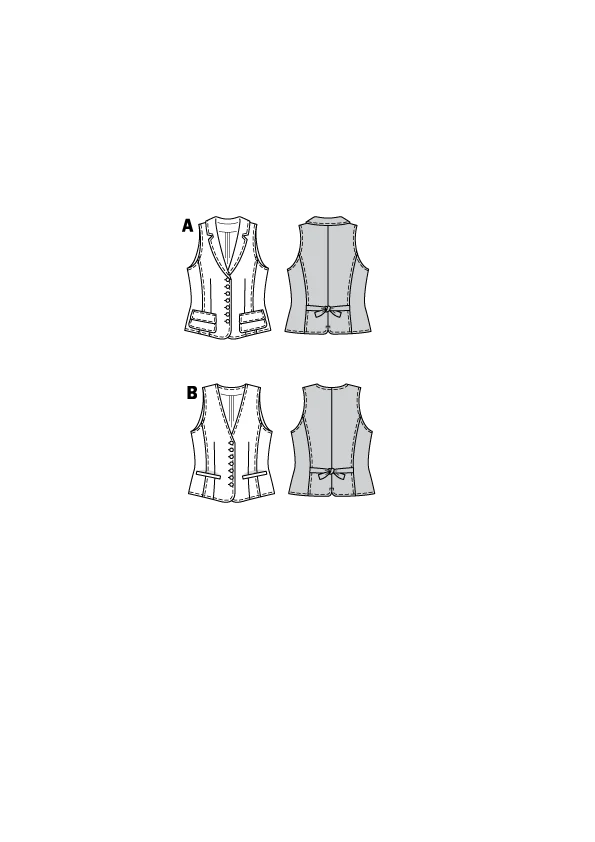 Patron n°7769 : Gilet - Image 2