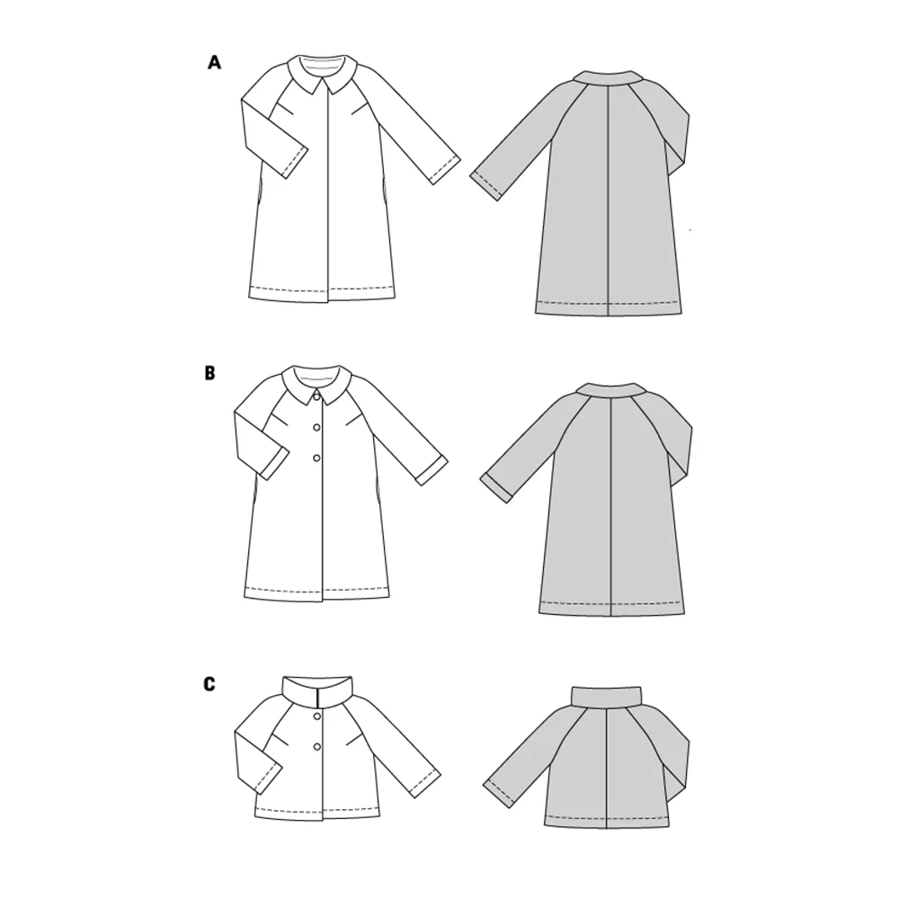 Patron Burda n°5688 : Manteau - Image 2