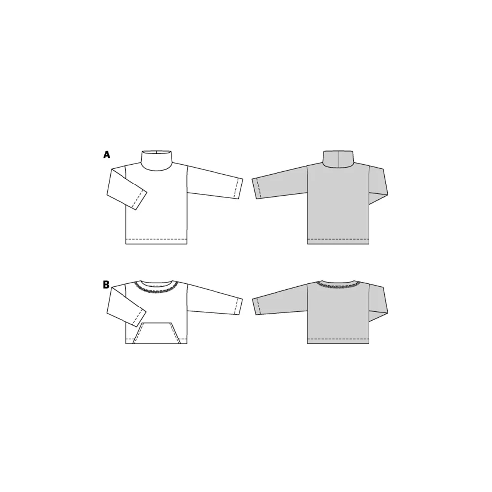 Patron Burda n°5710 : Pull - Image 2