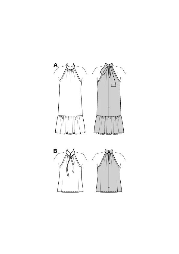 Patron Burda n°5737 : Robe & Haut - Image 2
