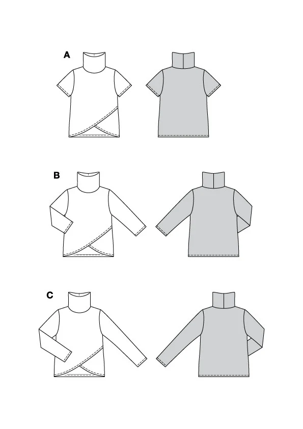 Patron Burda n°5790 : Pull - Image 2