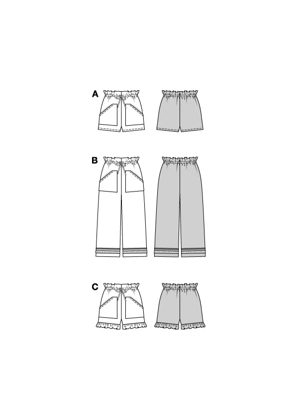 Patron Burda n°5808 : Pantalon - Image 2