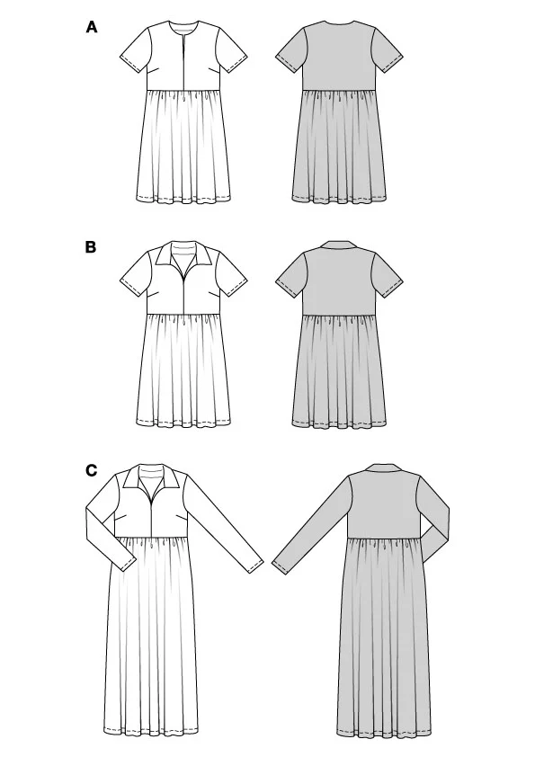 Patron Burda n°5829 : Robe - Image 2