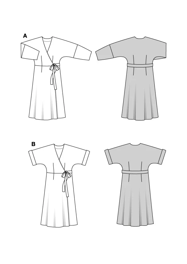 Patron Burda n°5844 : Robe - Image 2