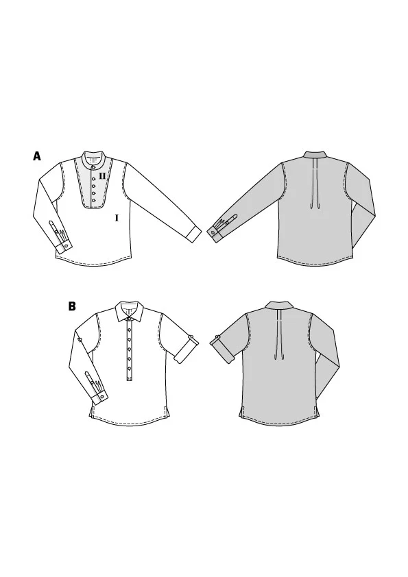 Patron Burda n°5895 : Chemise - Image 2