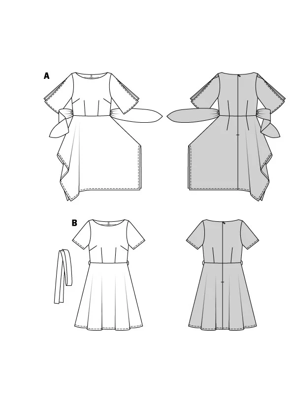 Patron Burda n°5903 : Robe - Image 2